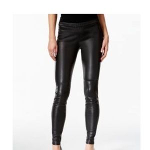 Micheal Kors leather leggings
